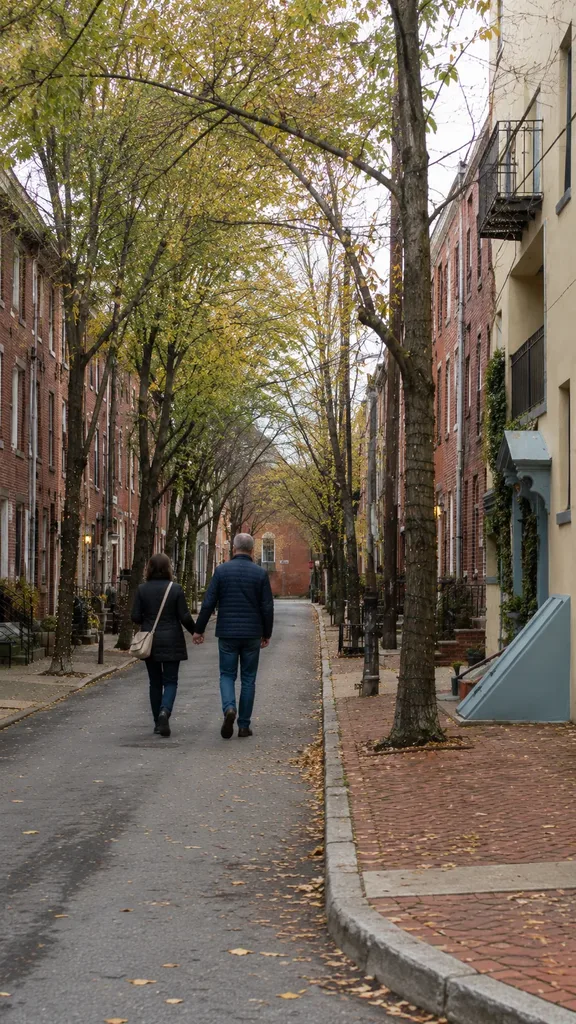 Rittenhouse rowhouse streets